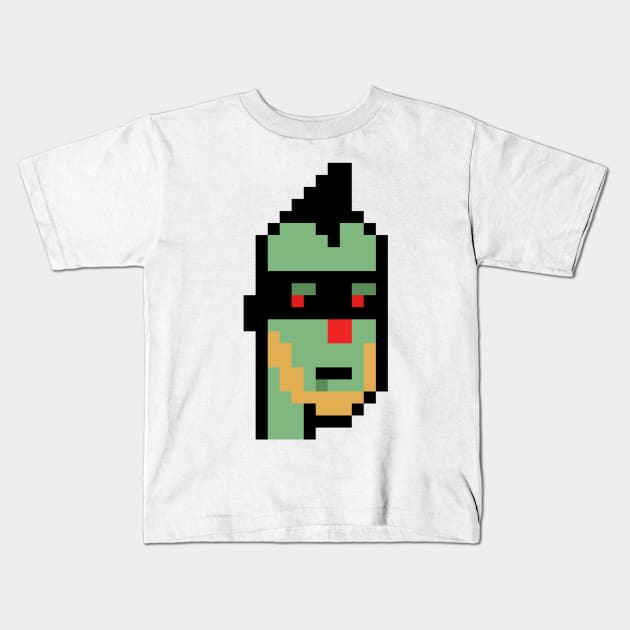 Nft Zombie CryptoPunk Kids T-Shirt by JelloTees